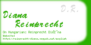 diana reinprecht business card